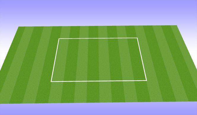 Football/Soccer Session Plan Drill (Colour): 4v4+2+GKs