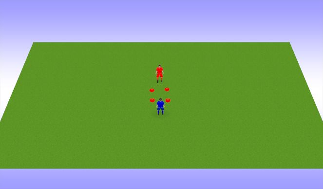 Football/Soccer Session Plan Drill (Colour): palliga liikumine