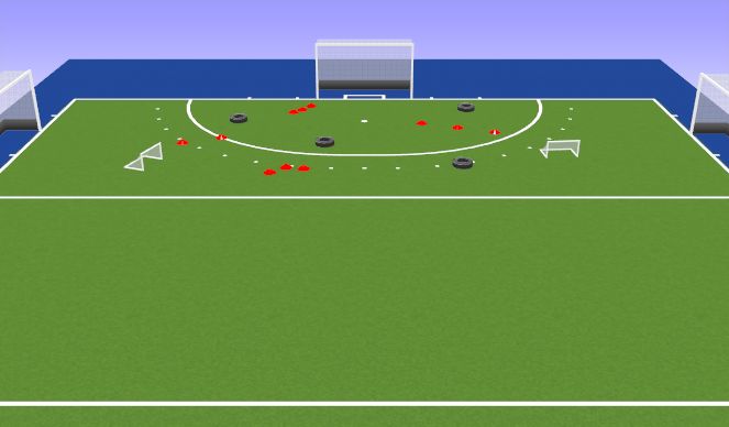 Hockey Session Plan Drill (Colour): My Time