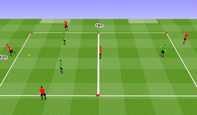 Futsal Session Plan Drill (Colour): Boxes