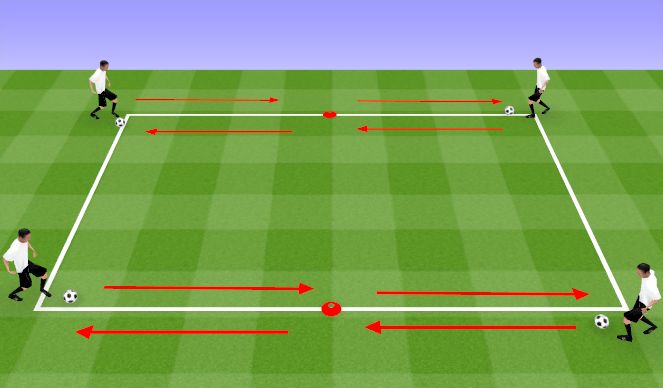Football/Soccer Session Plan Drill (Colour): Activity #1: Skills
