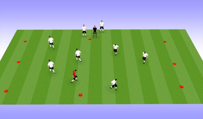 Football/Soccer Session Plan Drill (Colour): Tiger Tales