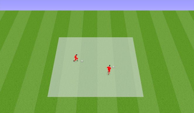 Football/Soccer Session Plan Drill (Colour): Soojendus