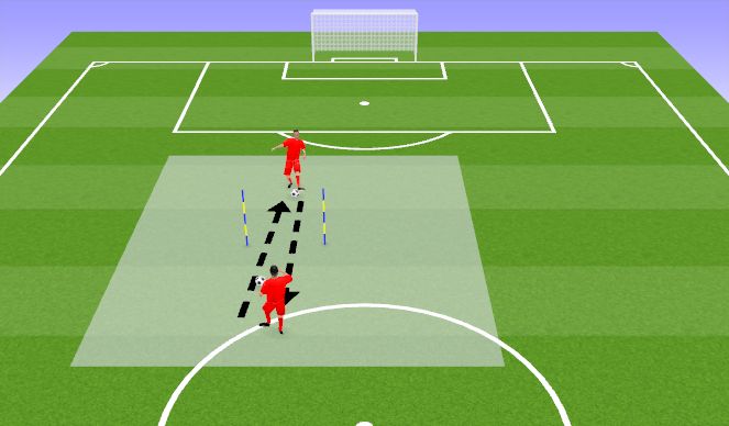 Football/Soccer Session Plan Drill (Colour): 5 Miinust