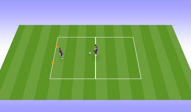Football/Soccer Session Plan Drill (Colour): Fielding Lightening