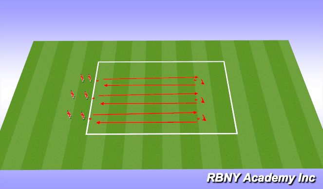Football/Soccer Session Plan Drill (Colour): Athletic Development