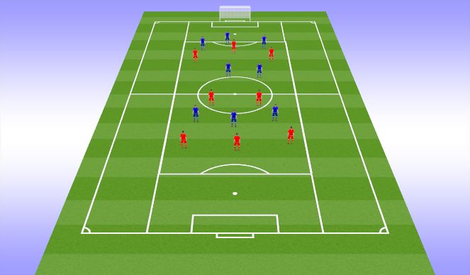 Football/Soccer Session Plan Drill (Colour): PP 8v8 Keep Ball