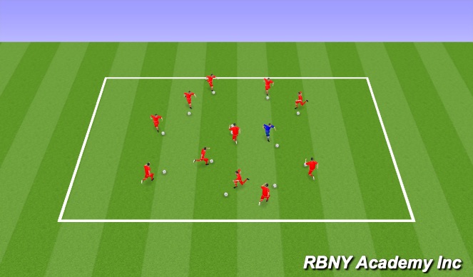 Football/Soccer Session Plan Drill (Colour): Introduction-I can do this, Can you?