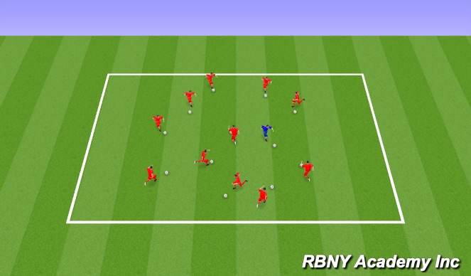 Football/Soccer Session Plan Drill (Colour): Main Theme- Sword Tag (Pirate specific)