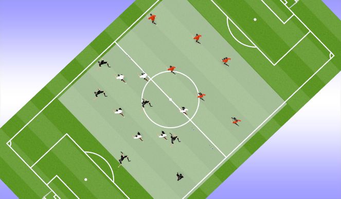 Football/Soccer Session Plan Drill (Colour): Screen 1