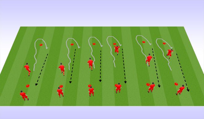 Football/Soccer Session Plan Drill (Colour): Screen 6