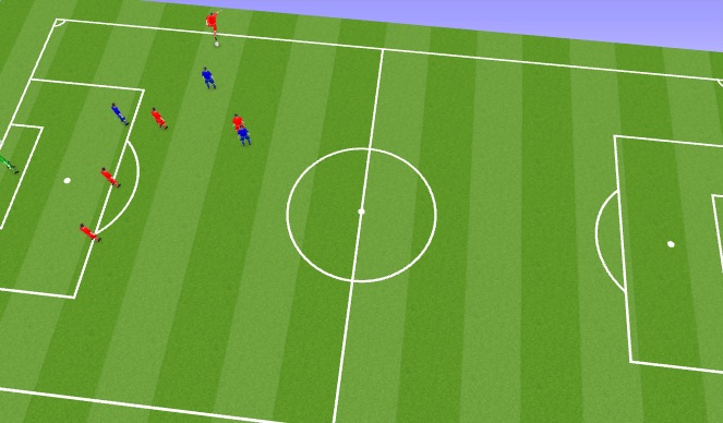 Football/Soccer Session Plan Drill (Colour): Animation 1