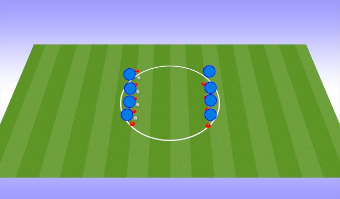 Football/Soccer Session Plan Drill (Colour): Station #3, Passing/Receiving