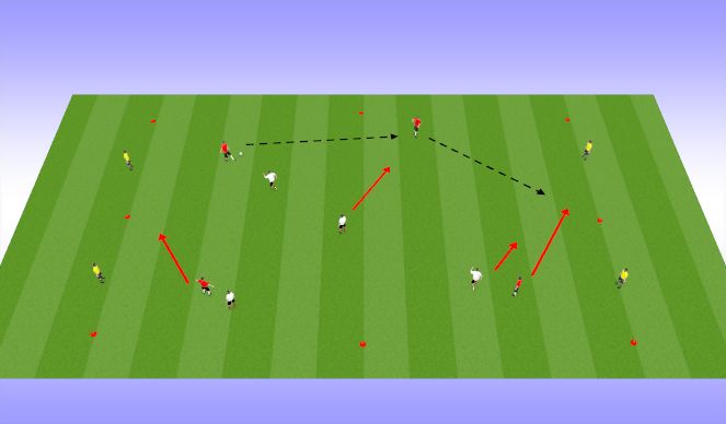 Football/Soccer Session Plan Drill (Colour): Screen 2