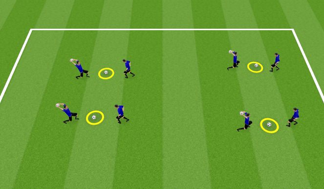 Football/Soccer Session Plan Drill (Colour): Screen 1