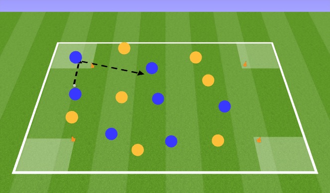 Football/Soccer Session Plan Drill (Colour): Locked In