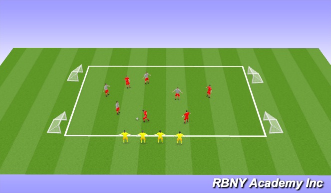 Football/Soccer Session Plan Drill (Colour): Small Sided Tournament