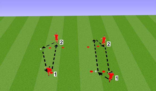 Football/Soccer Session Plan Drill (Colour): Basic