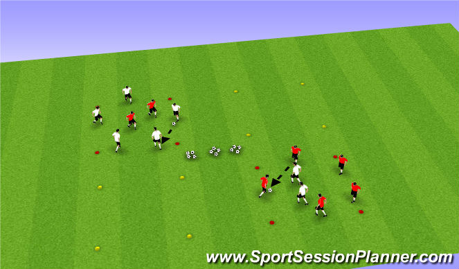 Football/Soccer Session Plan Drill (Colour): Part I: Rondo