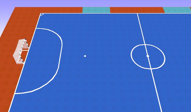 Futsal Session Plan Drill (Colour): Screen 3
