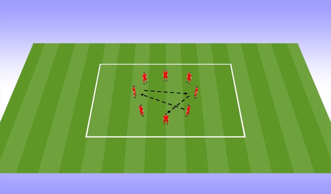 Football/Soccer Session Plan Drill (Colour): Time Bomb