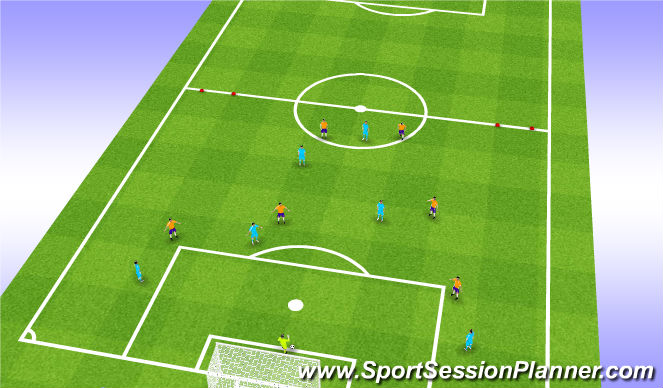 Football/Soccer Session Plan Drill (Colour): Screen 5