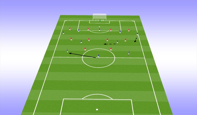 Football/Soccer Session Plan Drill (Colour): Screen 1