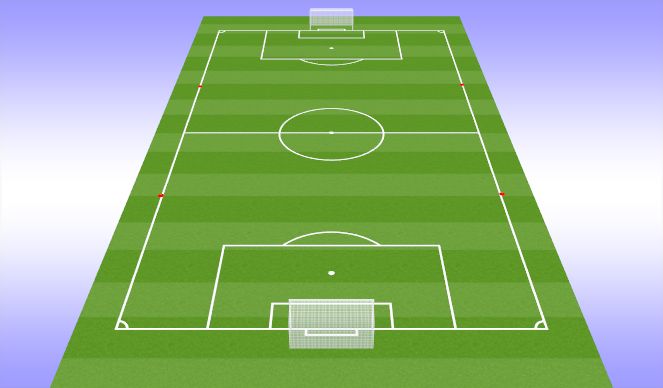 Football/Soccer Session Plan Drill (Colour): 7v7 Game