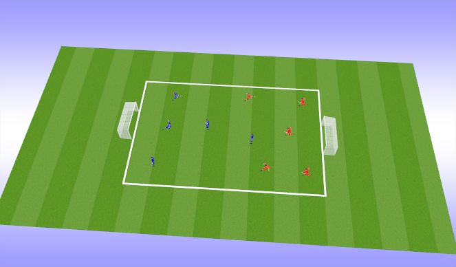 Football/Soccer Session Plan Drill (Colour): Small Sided Game