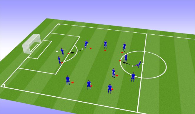 Football/Soccer Session Plan Drill (Colour): Screen 2