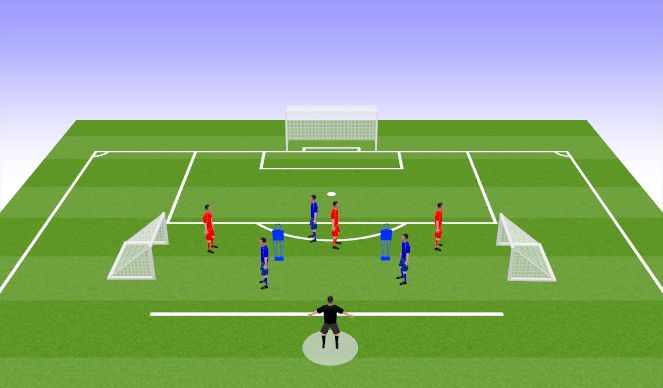 Football/Soccer Session Plan Drill (Colour): combine
