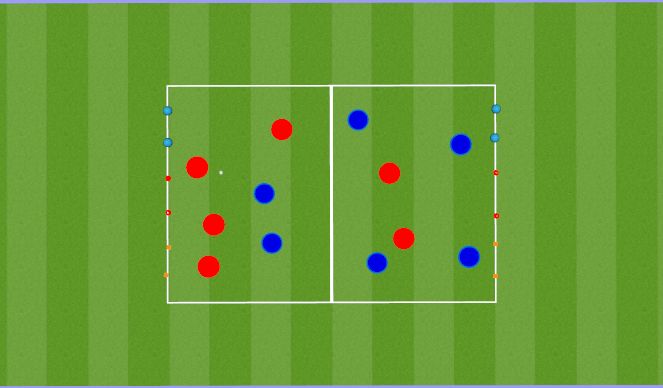 Football/Soccer Session Plan Drill (Colour): Colour Cone Match