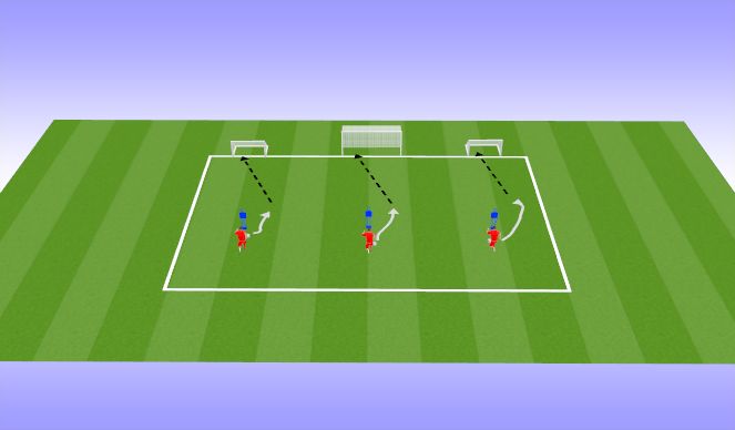 Football/Soccer Session Plan Drill (Colour): Warm Up