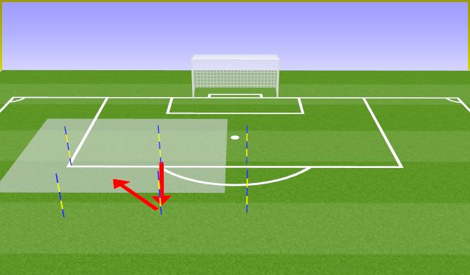 Football/Soccer Session Plan Drill (Colour): Drill 4