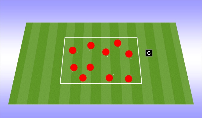 Football/Soccer Session Plan Drill (Colour): Warm up -Welsh ways