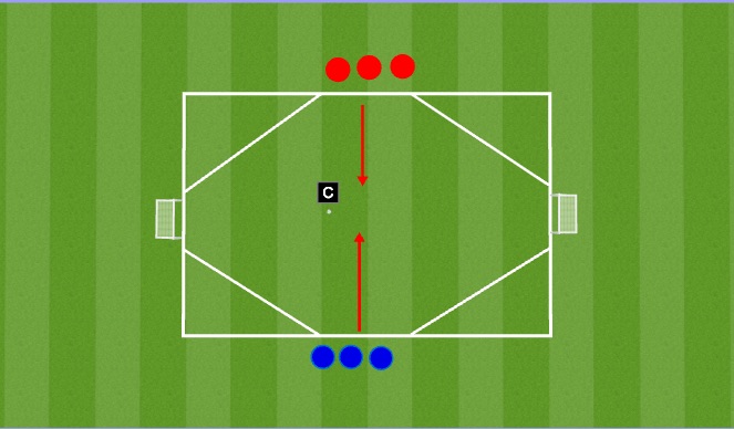 Football/Soccer Session Plan Drill (Colour): Skill into SSG