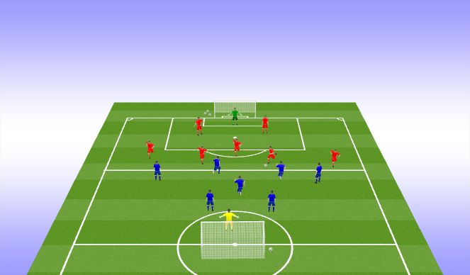 Football/Soccer Session Plan Drill (Colour): Game