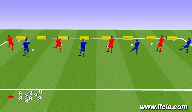 Football/Soccer Session Plan Drill (Colour): Screen 1