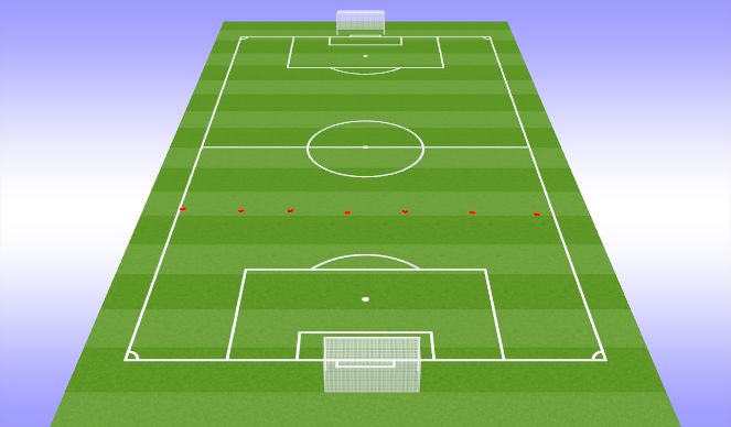 Football/Soccer Session Plan Drill (Colour): 4 gates