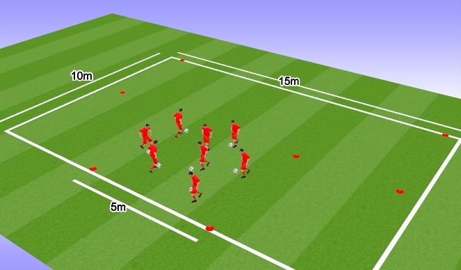 Football/Soccer Session Plan Drill (Colour): Technical