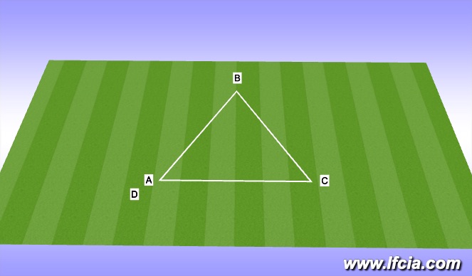 Football/Soccer Session Plan Drill (Colour): Warm Up