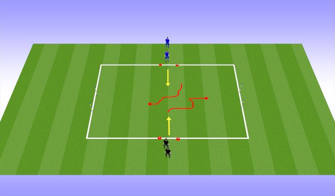 Football/Soccer Session Plan Drill (Colour): Warm Up