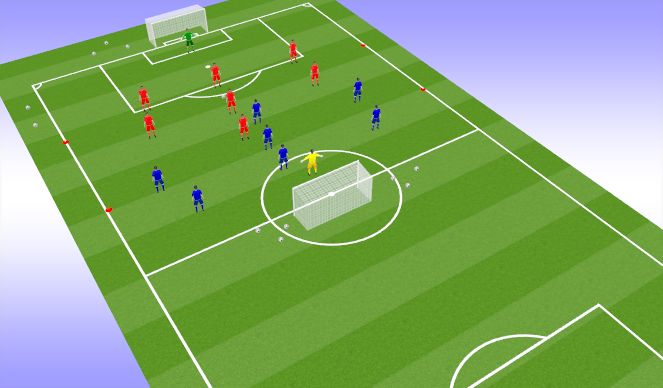 Football/Soccer Session Plan Drill (Colour): Screen 1