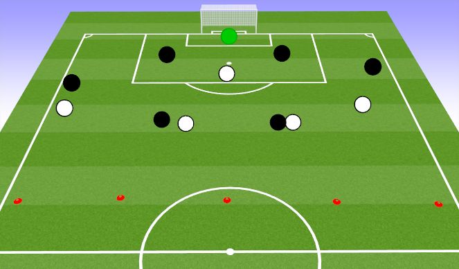 Football/Soccer Session Plan Drill (Colour): Screen 3