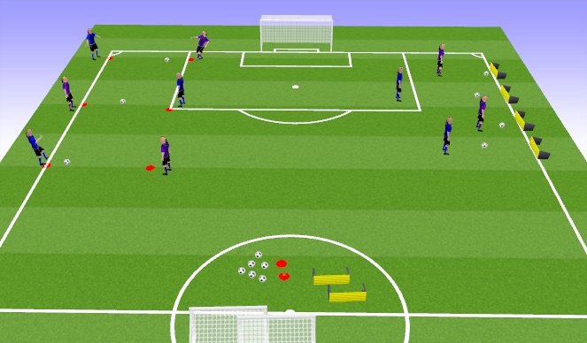 Football/Soccer Session Plan Drill (Colour): Screen 2: Drill 