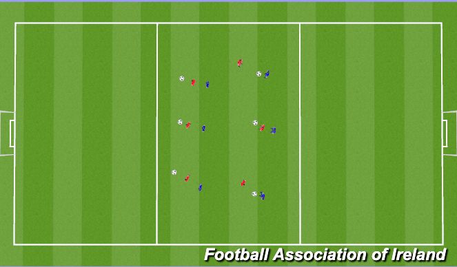 Football/Soccer Session Plan Drill (Colour): Screen 1