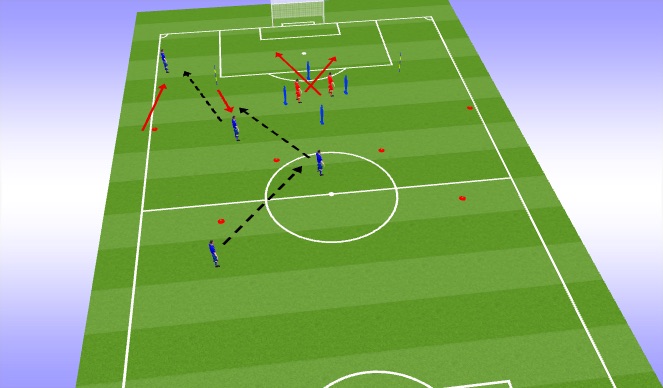 Football/Soccer Session Plan Drill (Colour): Screen 3