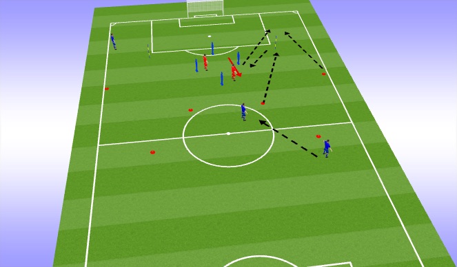 Football/Soccer Session Plan Drill (Colour): Screen 4