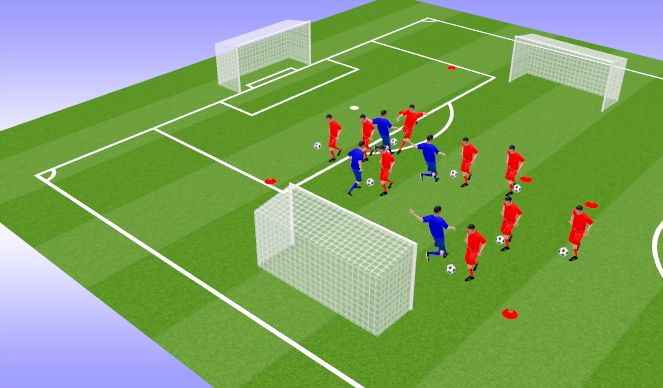 Football/Soccer Session Plan Drill (Colour): Screen 1