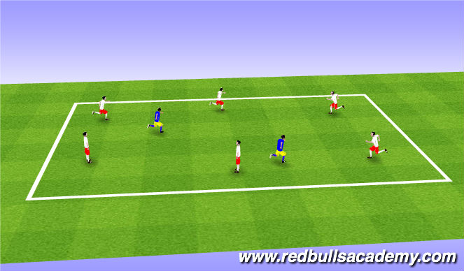 Football/Soccer Session Plan Drill (Colour): Activity V